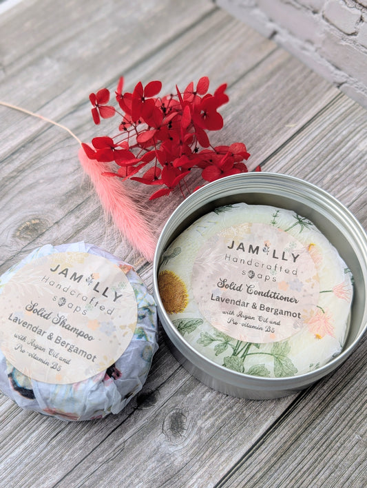 Solid Shampoo + Conditioner Bar Set